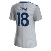 Everton Ashley Young #18 Tredjedrakt Dame 2023-24 Kortermet